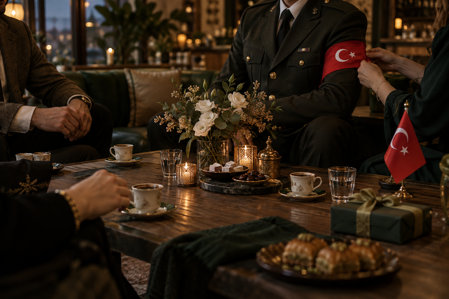 The Jacks Coffee'de asker uğurlaması buluşması